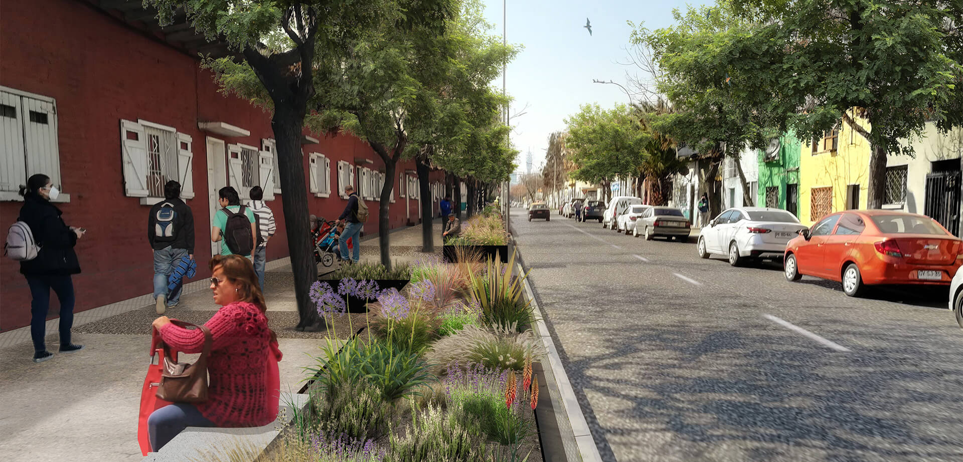 Mejoramiento Espacios Públicos Portales Matucana