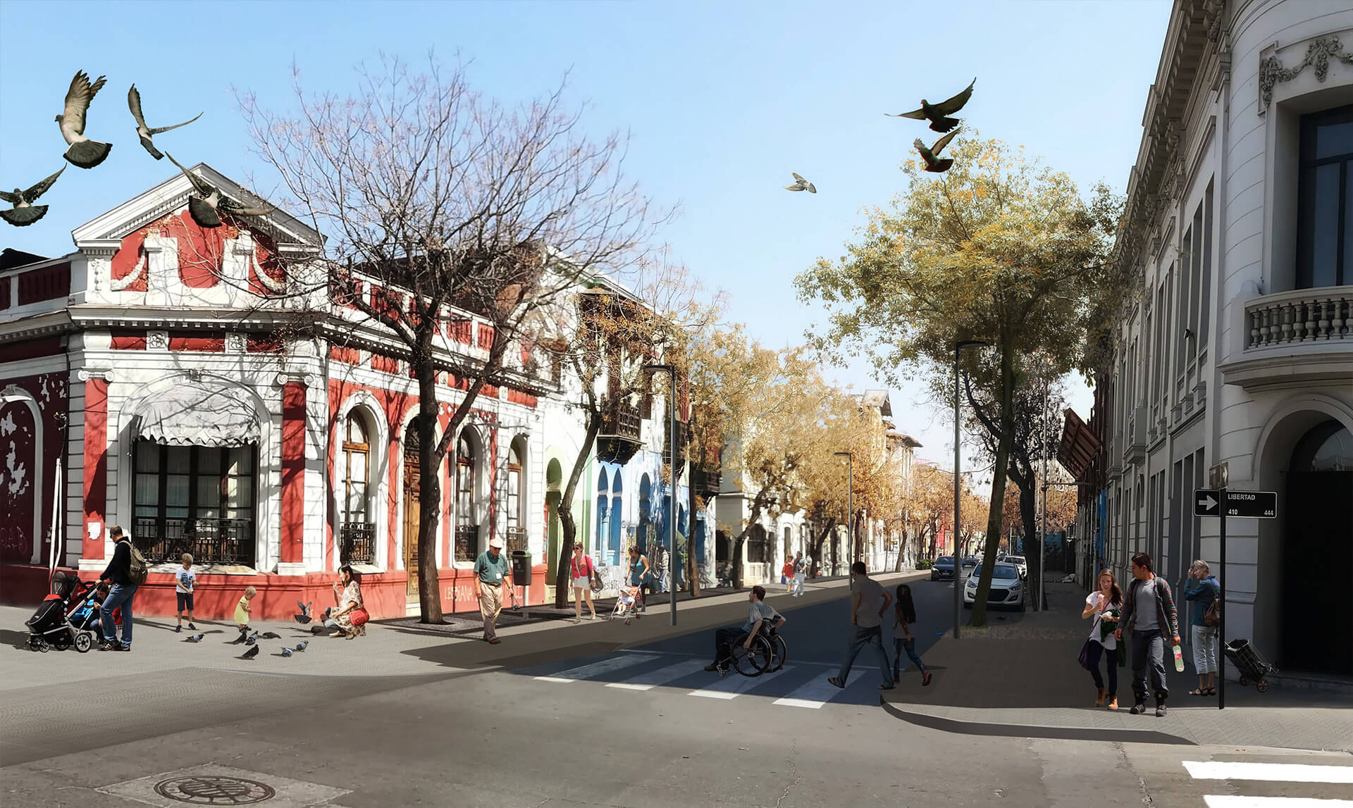 Mejoramiento Espacios Públicos Portales Matucana