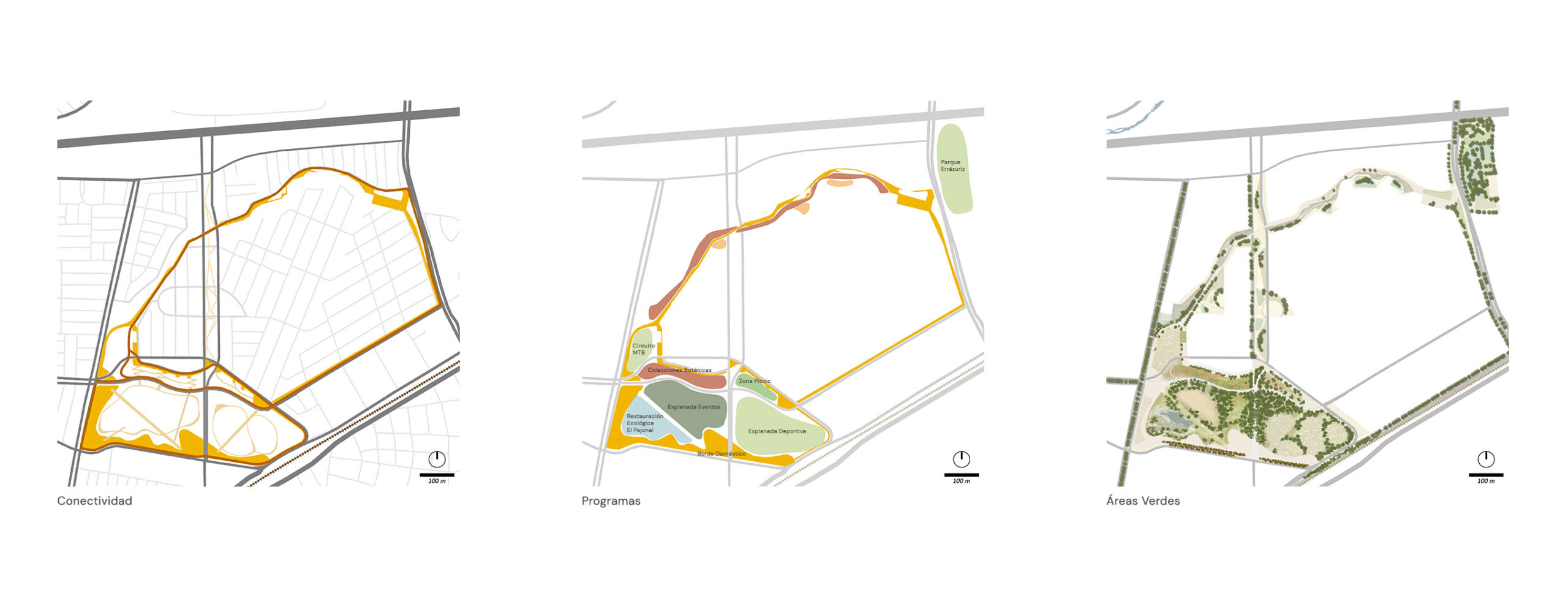 Propuesta Concurso Parque de la Aguada, 2º Lugar