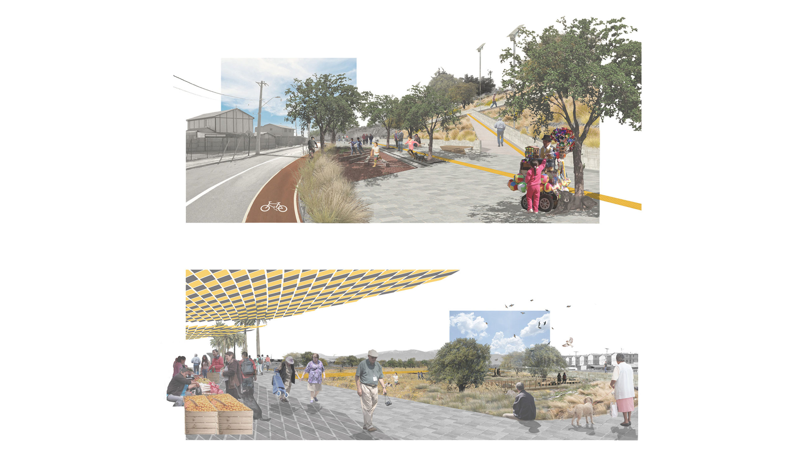Propuesta Concurso Parque de la Aguada, 2º Lugar